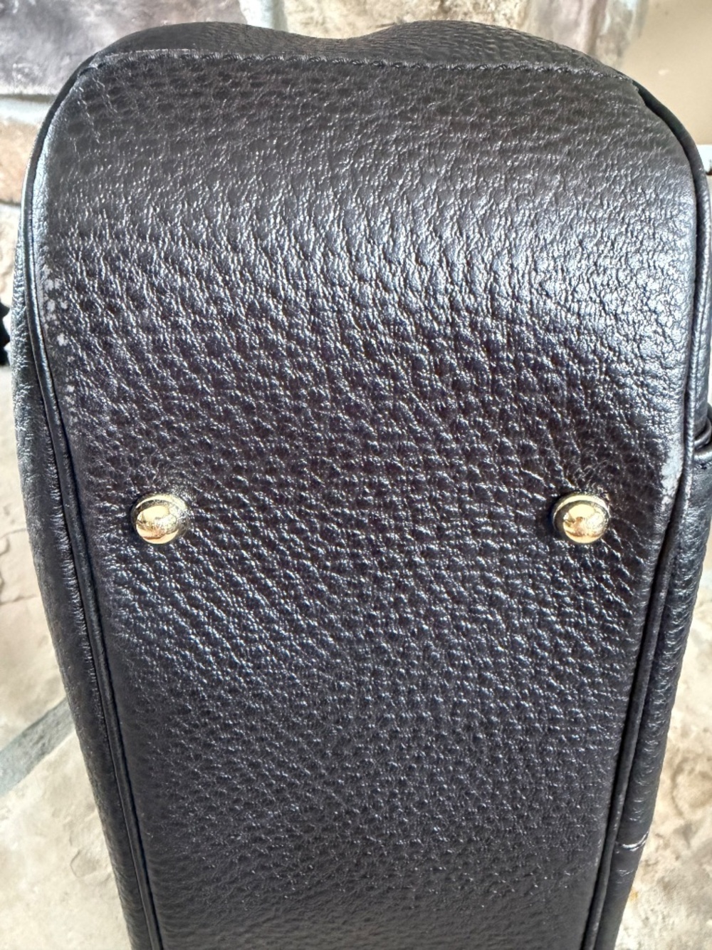 Gucci Bamboo Shoulder Bag - Black - Picture 3 of 7
